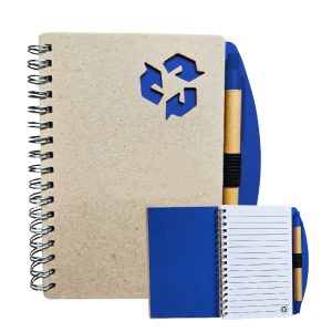 LIBRETA ECOLOGICA CON LAPICERO A6 