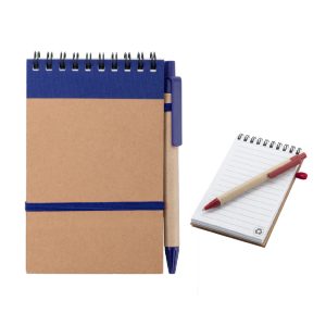 LIBRETA ECOLOGICA A6 CON LAPICERO