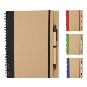 LIBRETA ECOLOGICA A5 CON LAPICERO - PUBLICITARIO